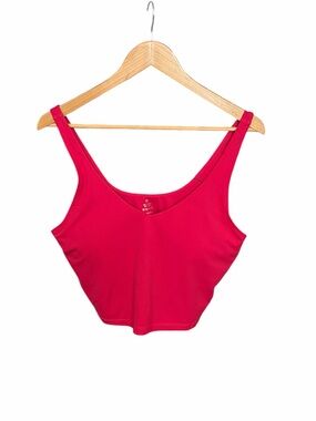 The Gym People longline sports bra size XL pink magenta Wirefree padded workout